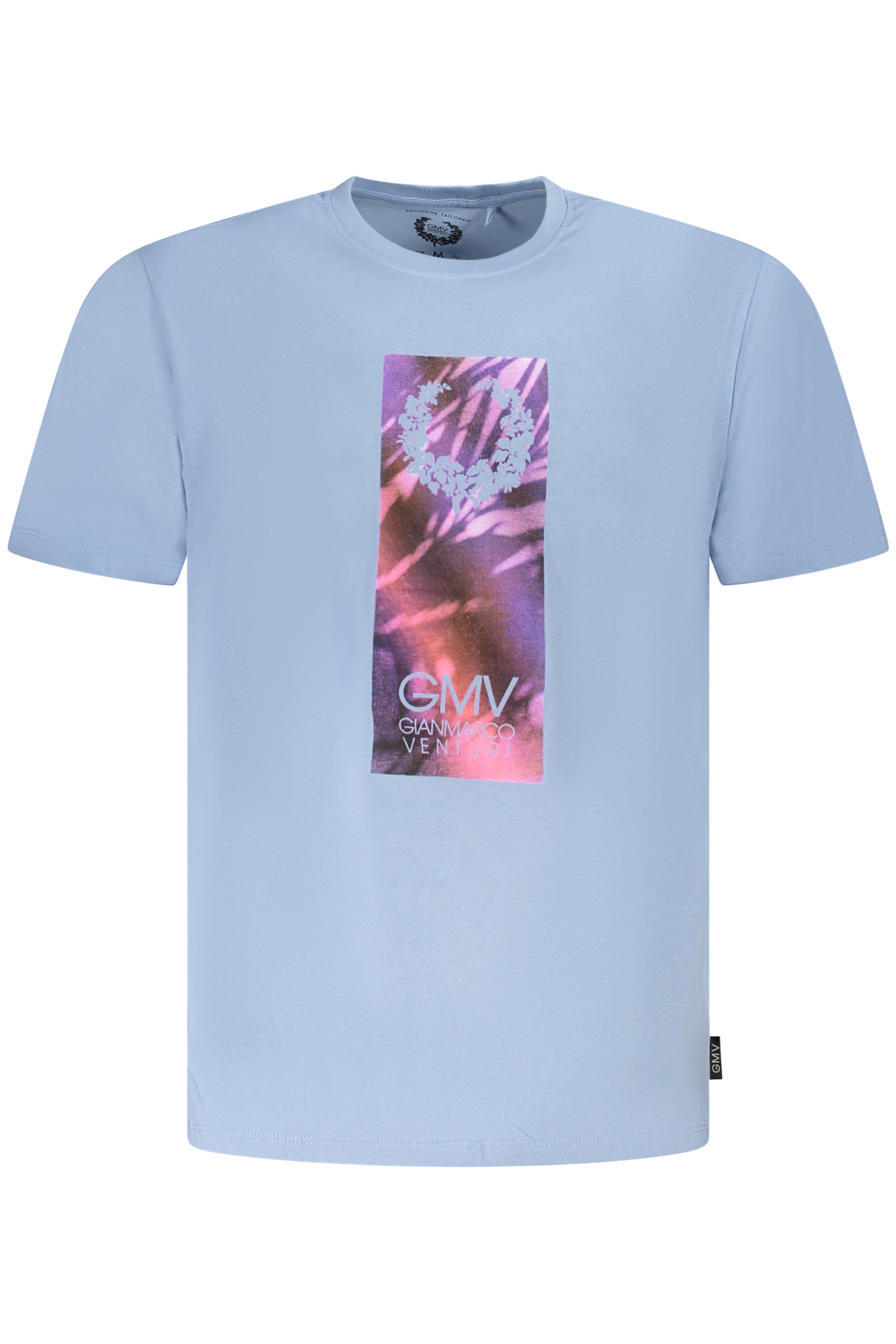 GIAN MARCO VENTURI T-SHIRT MANICHE CORTE UOMO - Azzurro