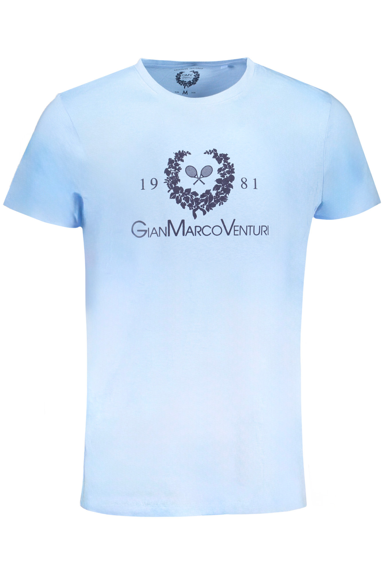 GIAN MARCO VENTURI T-SHIRT MANICHE CORTE UOMO - Azzurro