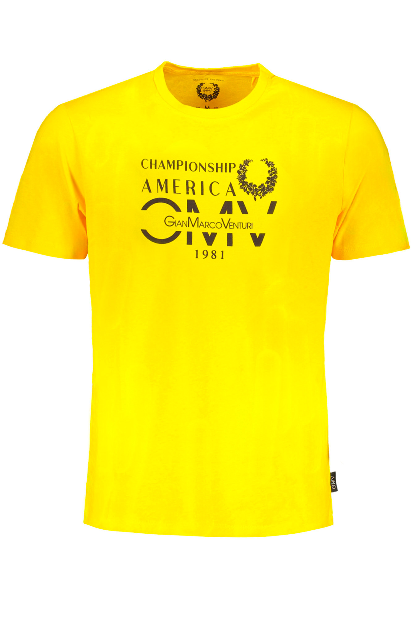 GIAN MARCO VENTURI T-SHIRT MANICHE CORTE UOMO - Giallo