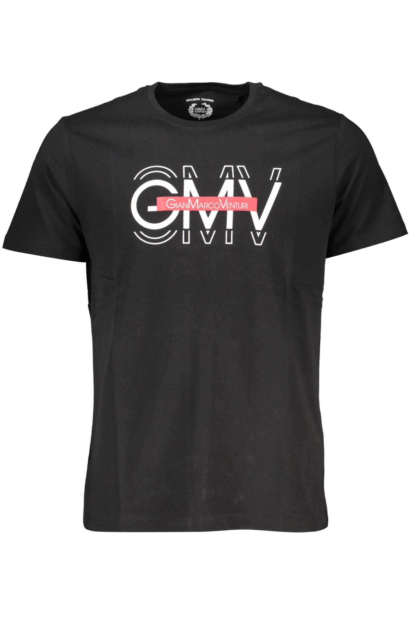 GIAN MARCO VENTURI T-SHIRT MANICHE CORTE UOMO - Nero