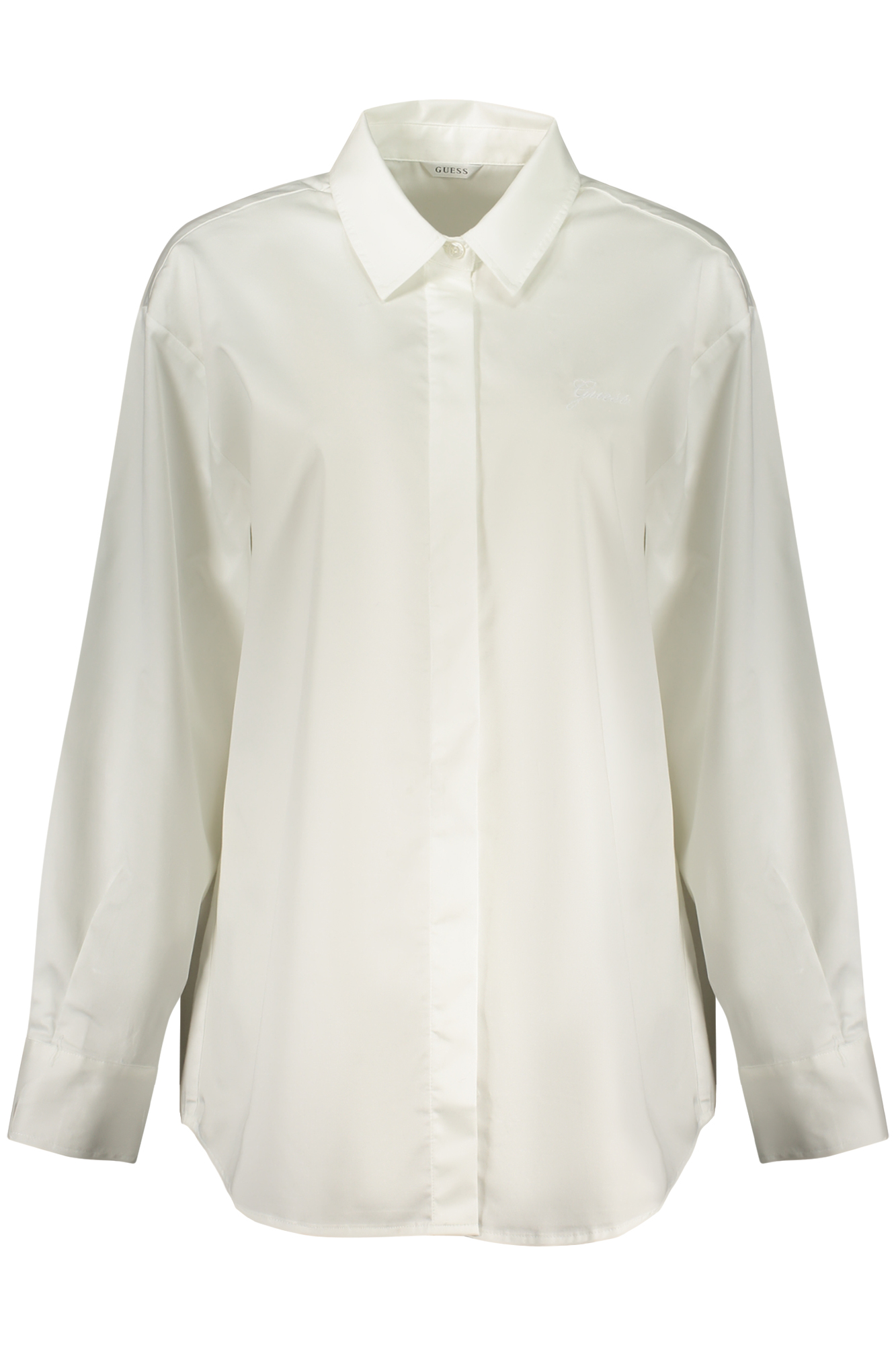 GUESS JEANS CAMICIA MANICHE LUNGHE DONNA - Bianco