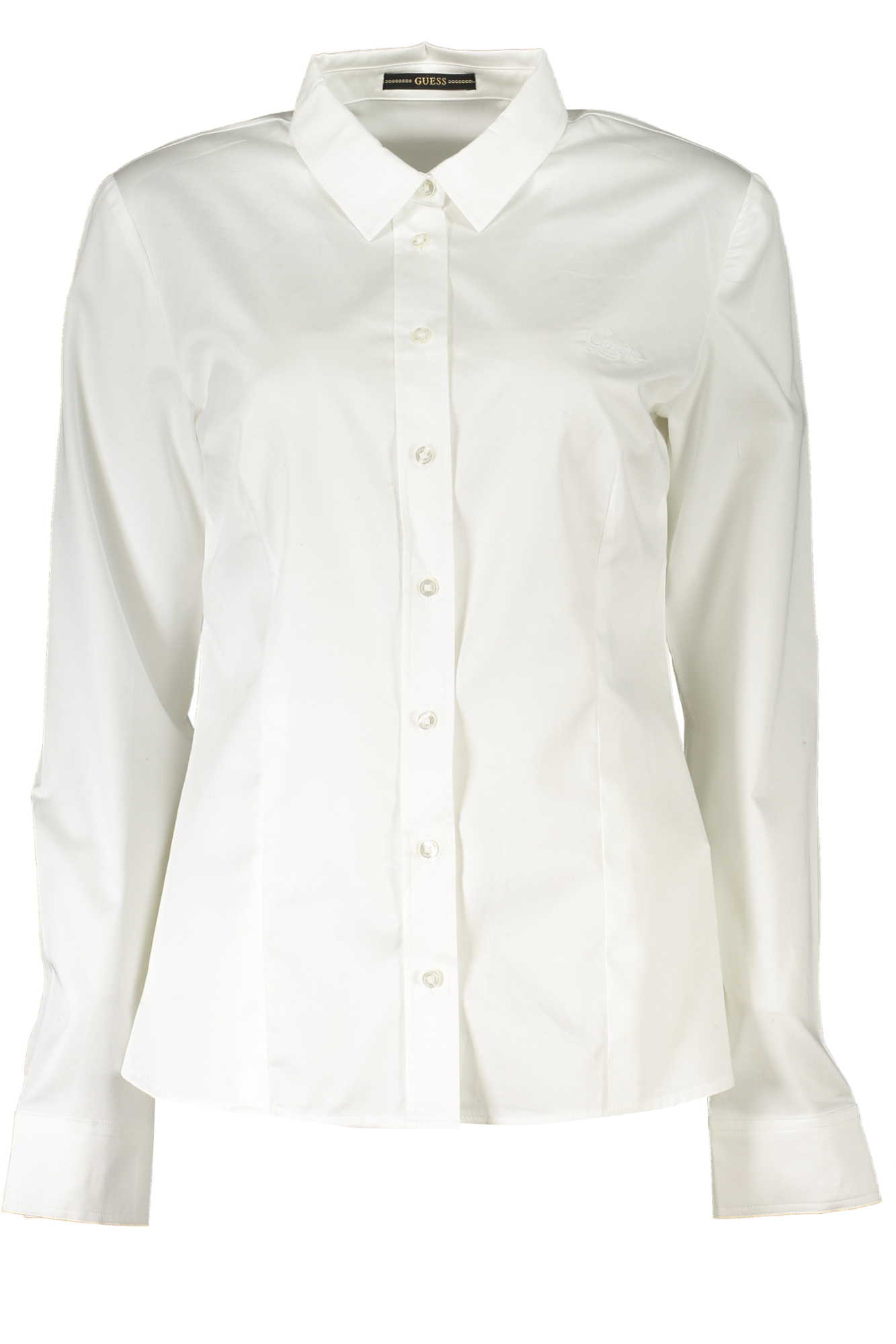 GUESS JEANS CAMICIA MANICHE LUNGHE DONNA - Bianco