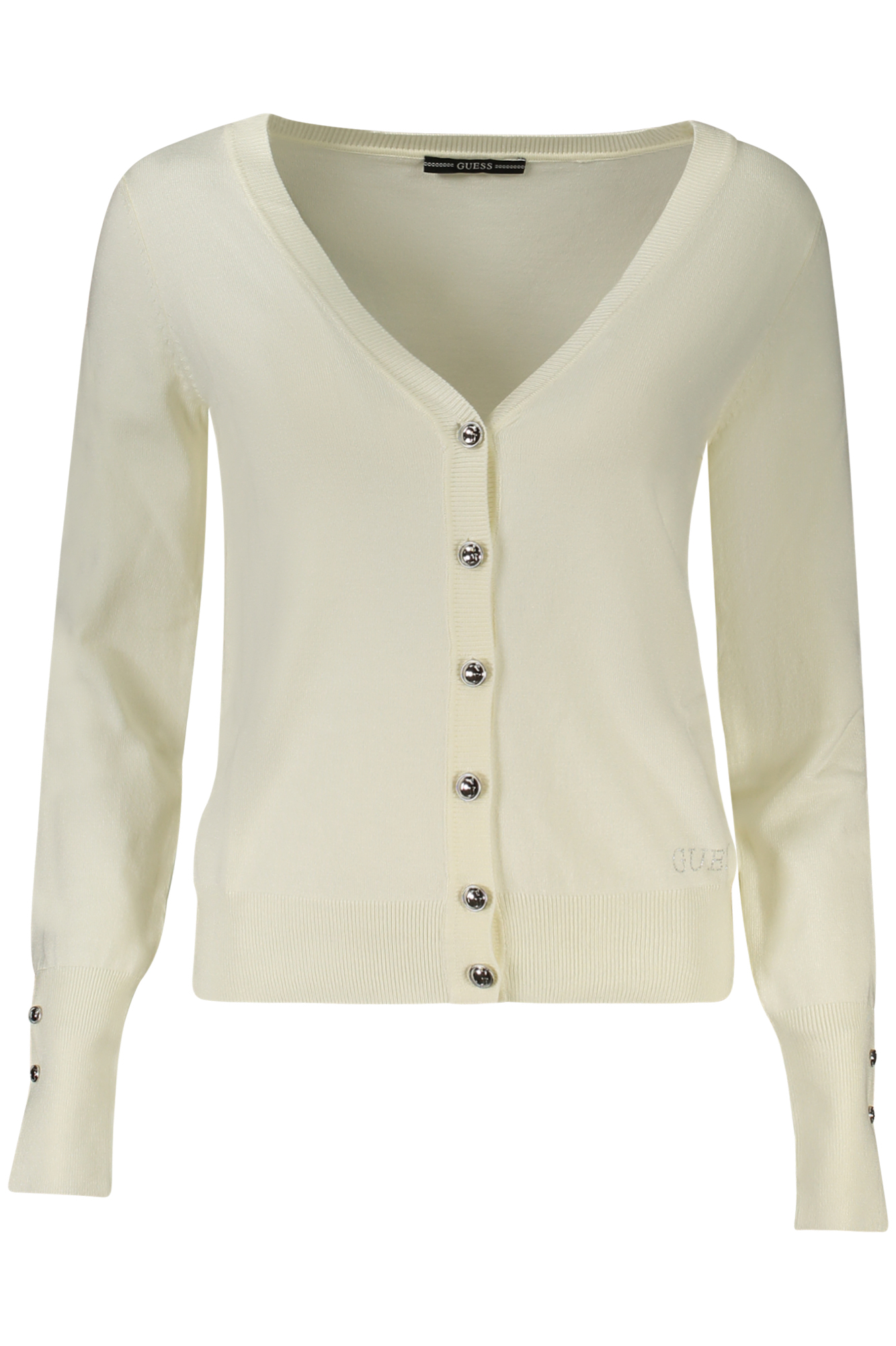 GUESS JEANS CARDIGAN DONNA - Bianco