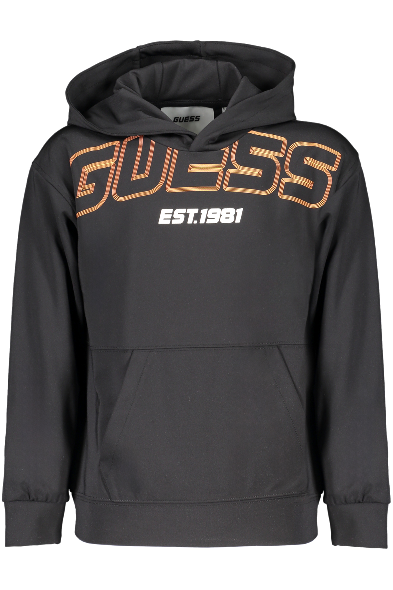 GUESS JEANS FELPA SENZA ZIP BAMBINO - Nero