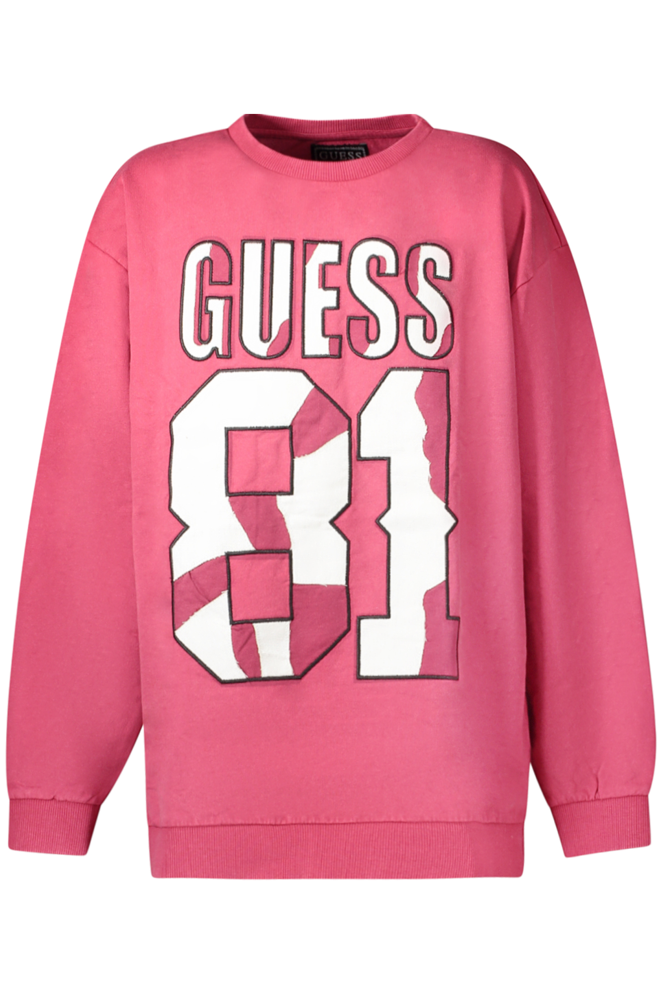 GUESS JEANS FELPA SENZA ZIP BAMBINO - Rosso
