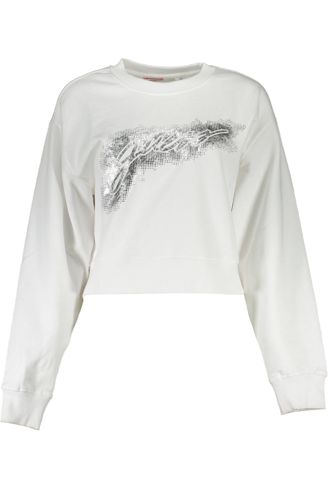 GUESS JEANS FELPA SENZA ZIP DONNA - Bianco