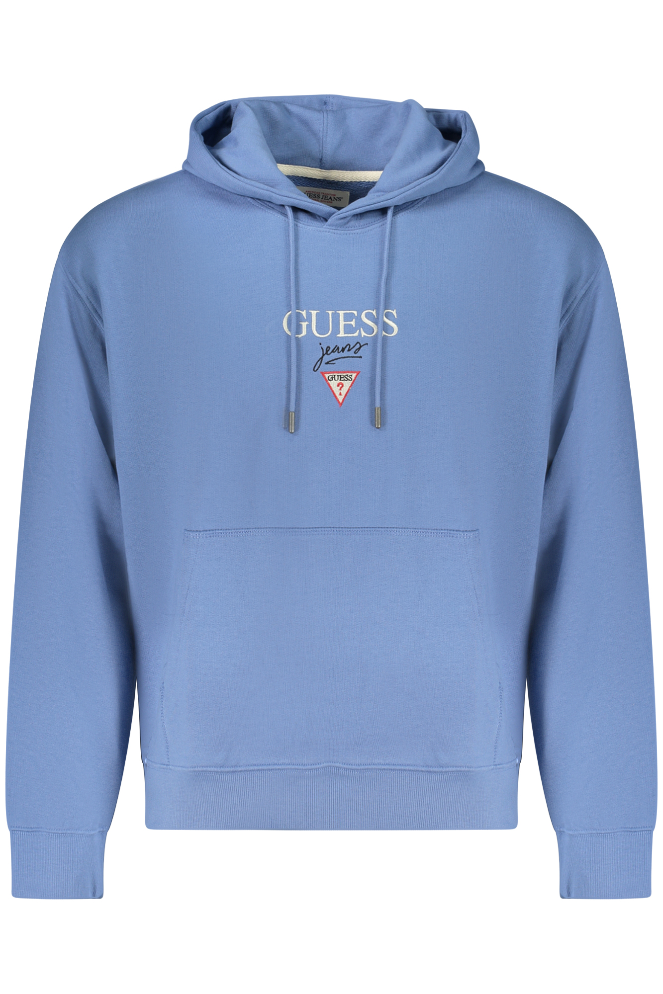 GUESS JEANS FELPA SENZA ZIP UOMO - Azzurro