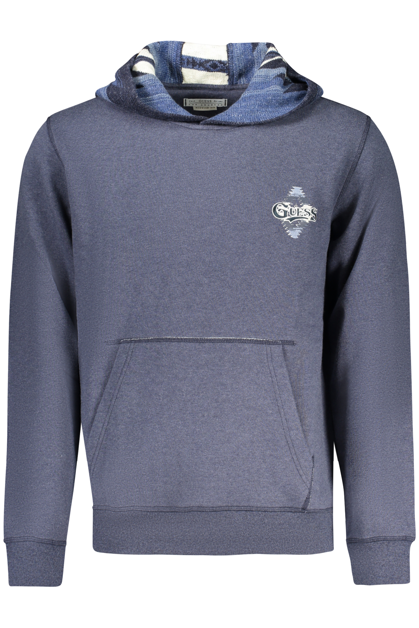 GUESS JEANS FELPA SENZA ZIP UOMO - Blu