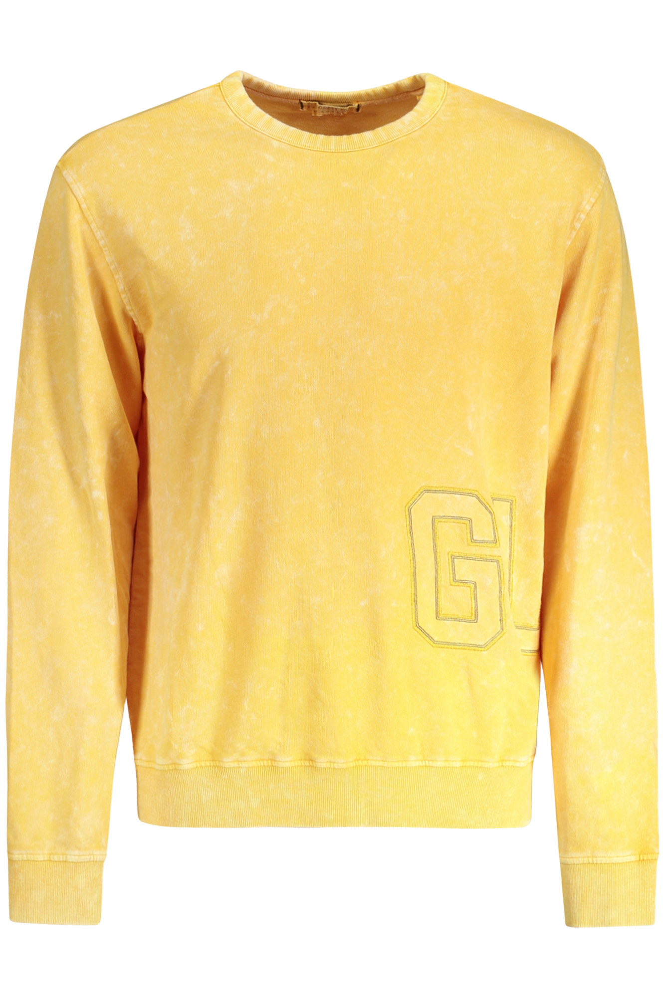 GUESS JEANS FELPA SENZA ZIP UOMO - Giallo