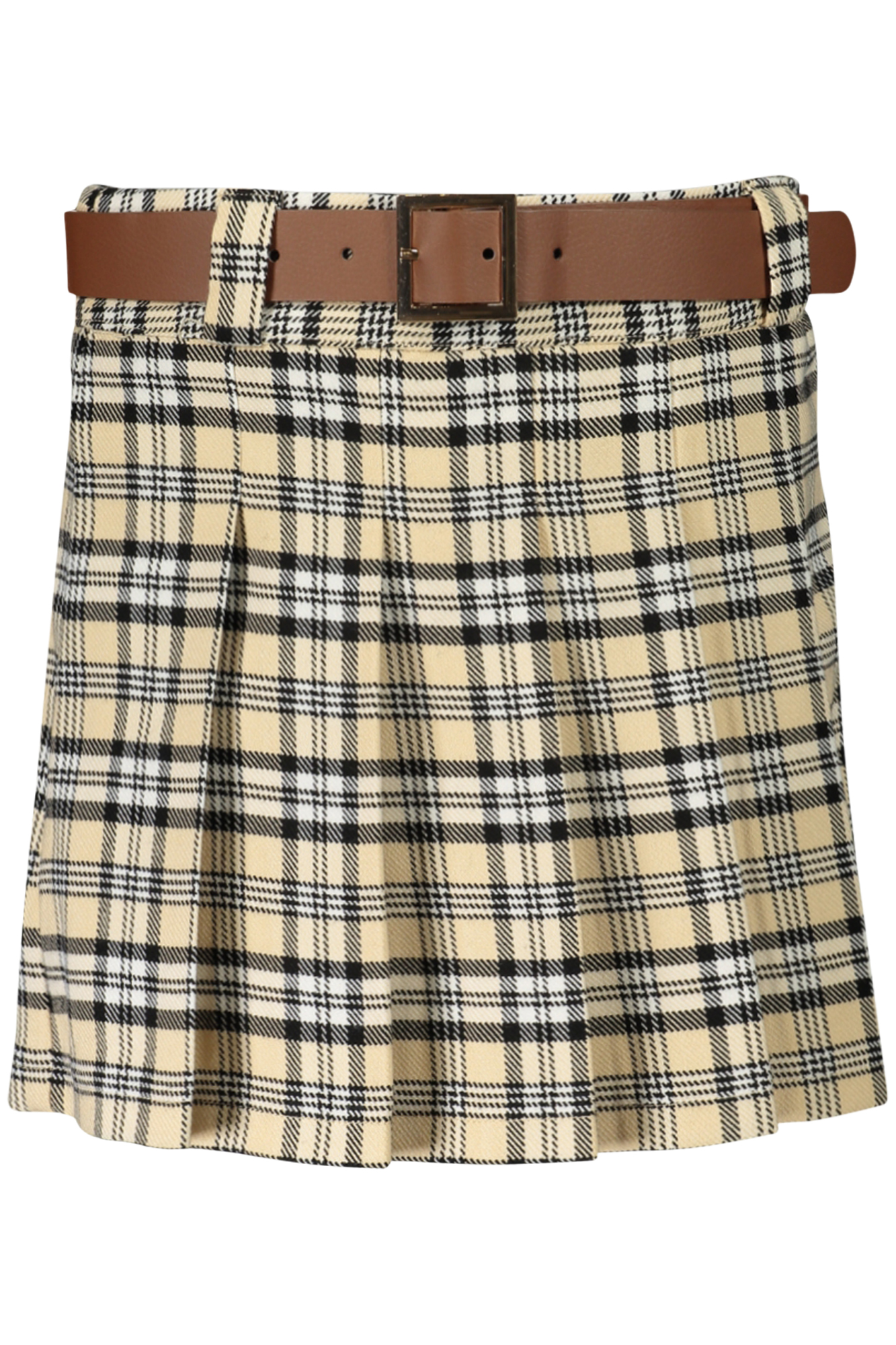 GUESS JEANS GONNA CORTA BAMBINA - Beige