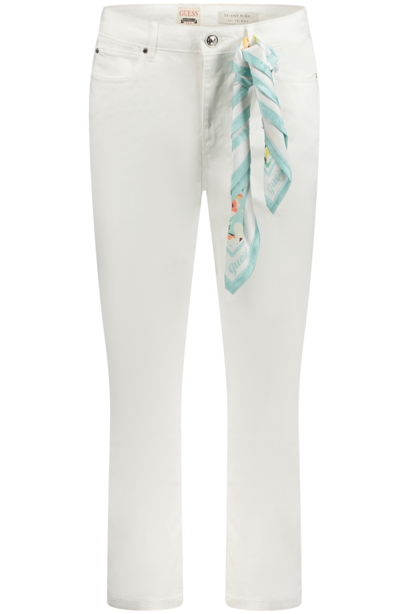 GUESS JEANS JEANS DENIM DONNA - Bianco
