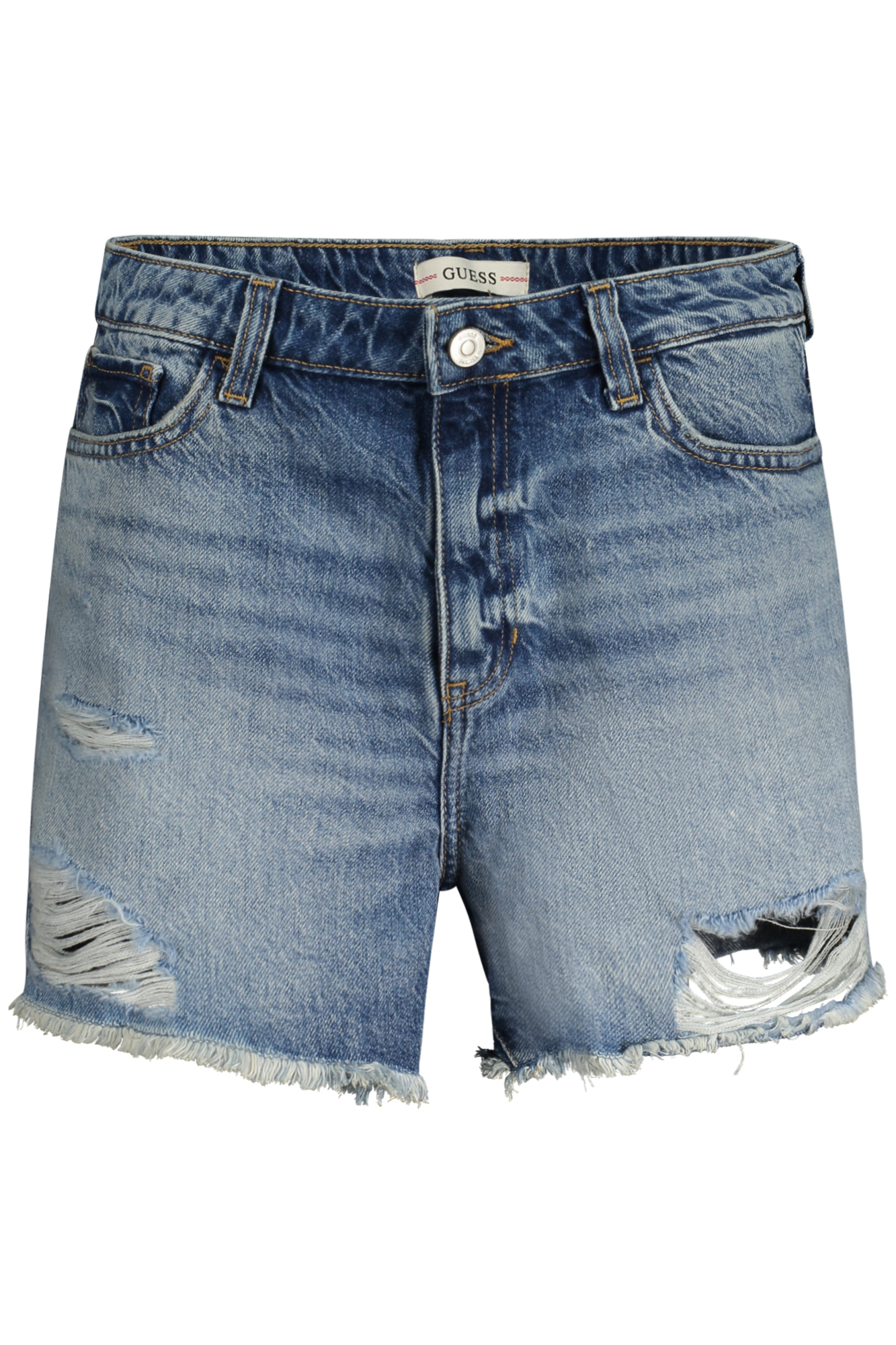 GUESS JEANS JEANS SHORT DONNA - Azzurro