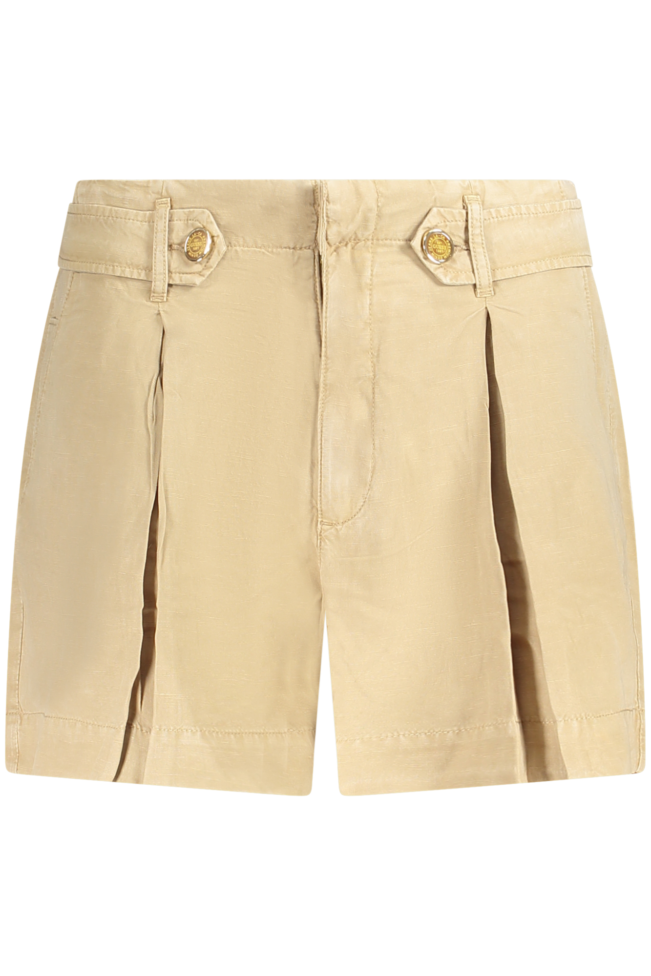 GUESS JEANS PANTALONE SHORT DONNA - Beige