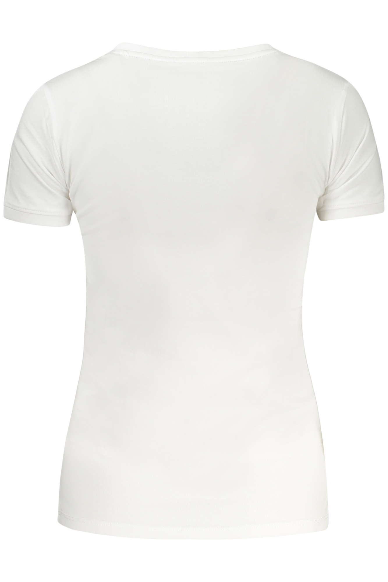 GUESS JEANS T-SHIRT MANICHE CORTE DONNA - Bianco - immagine 2
