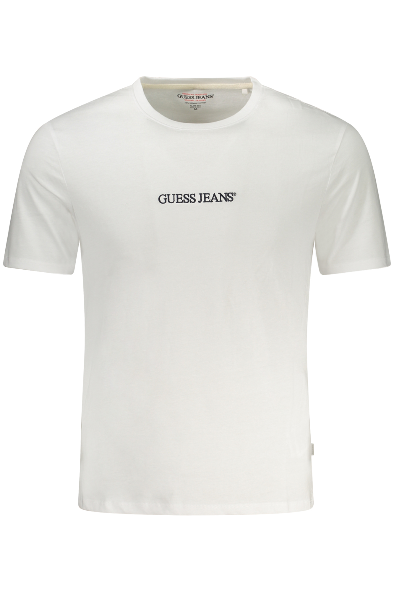 GUESS JEANS T-SHIRT MANICHE CORTE UOMO - Bianco