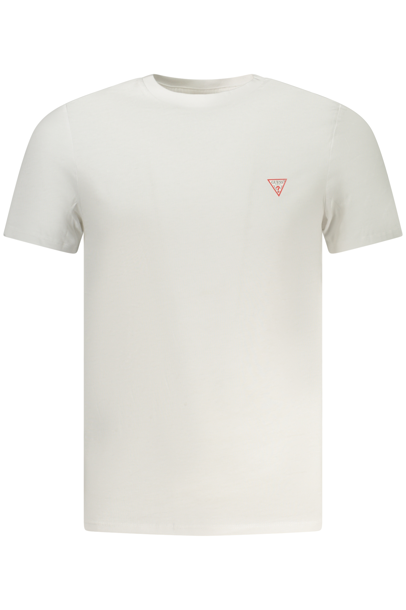 GUESS JEANS T-SHIRT MANICHE CORTE UOMO - Bianco