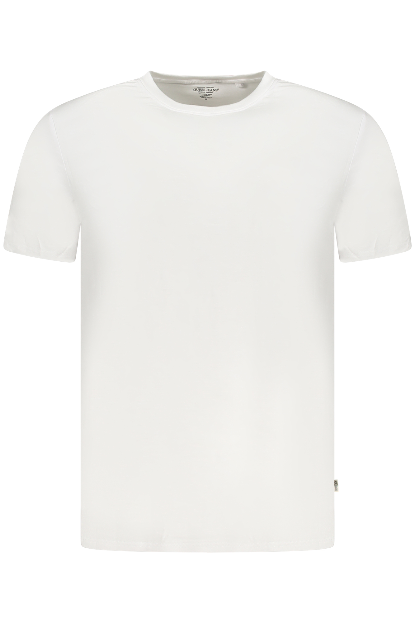 GUESS JEANS T-SHIRT MANICHE CORTE UOMO - Bianco