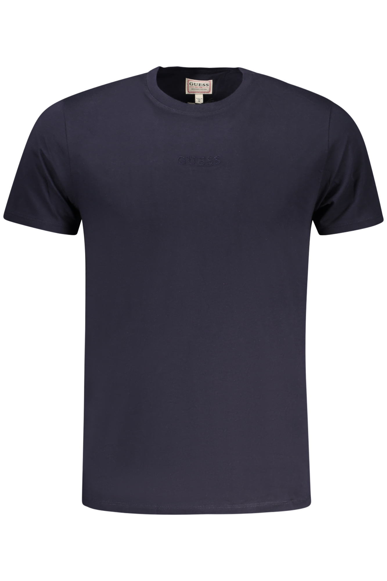 GUESS JEANS T-SHIRT MANICHE CORTE UOMO - Blu