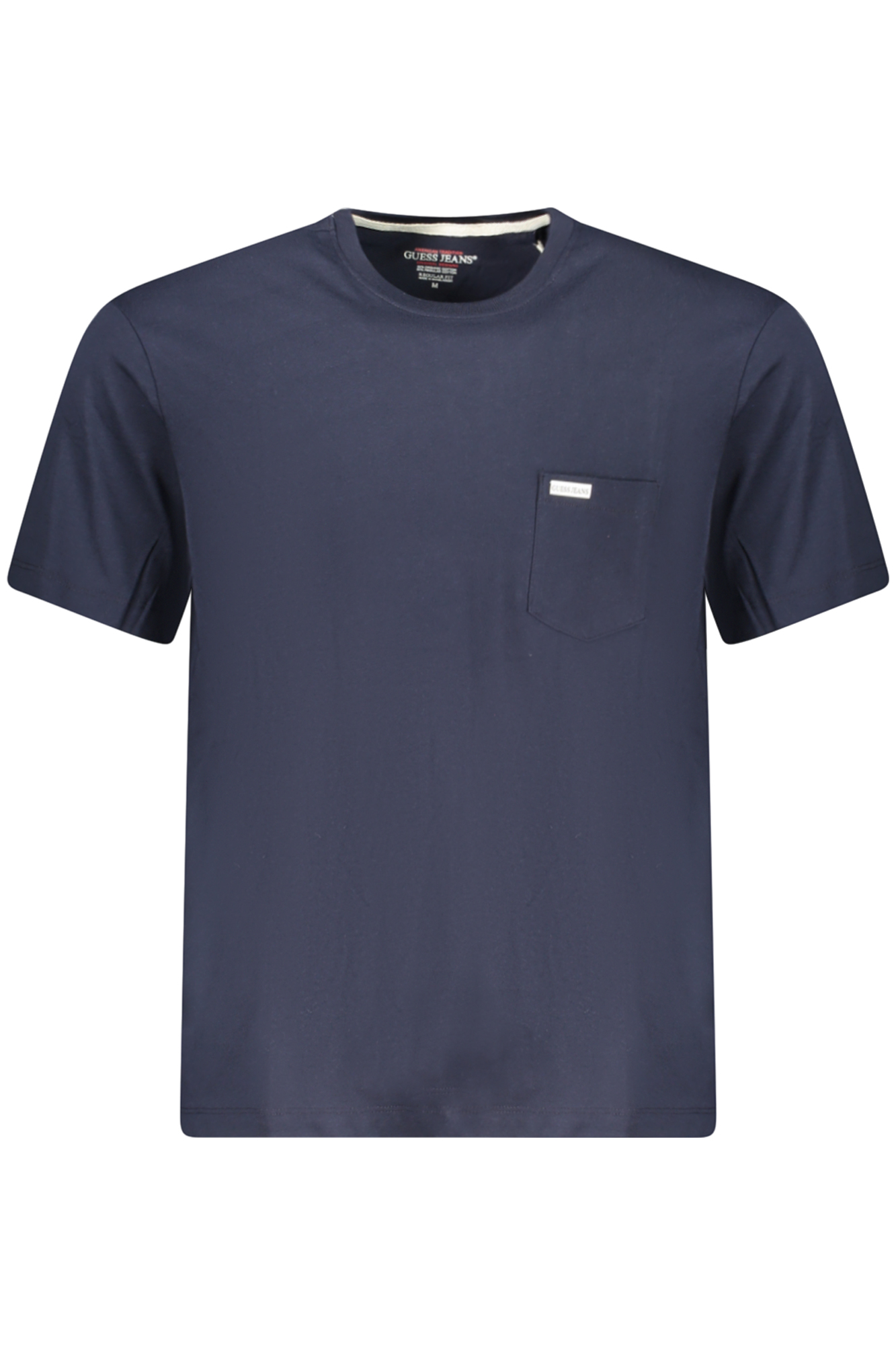 GUESS JEANS T-SHIRT MANICHE CORTE UOMO - Blu