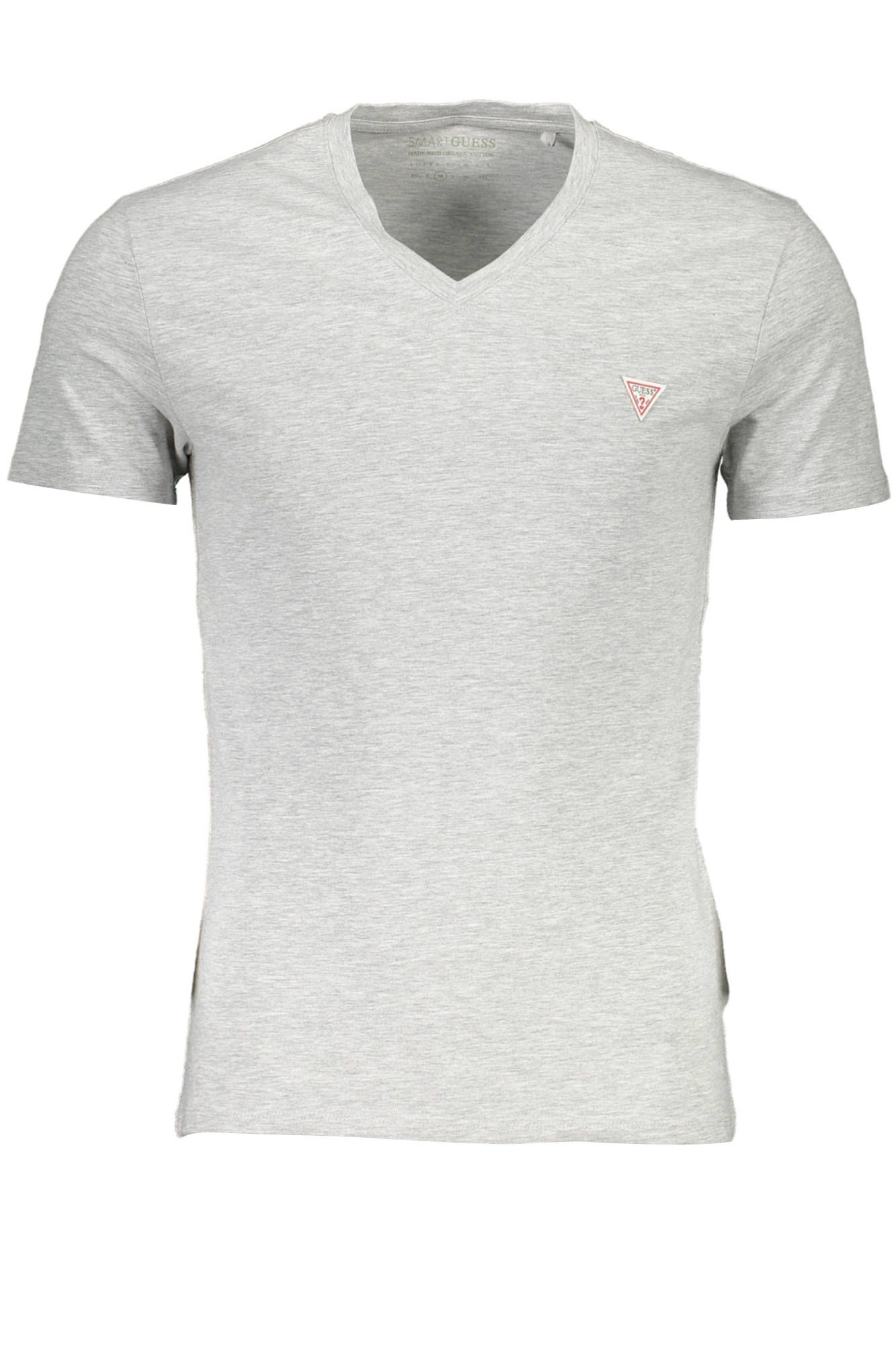 GUESS JEANS T-SHIRT MANICHE CORTE UOMO - Grigio