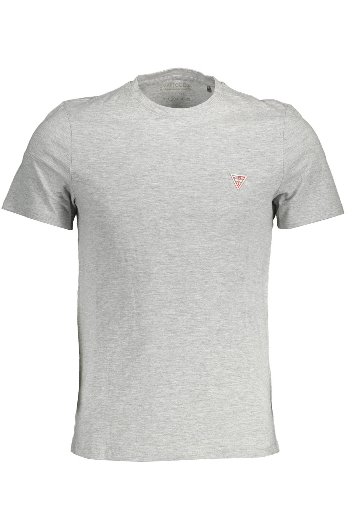 GUESS JEANS T-SHIRT MANICHE CORTE UOMO - Grigio