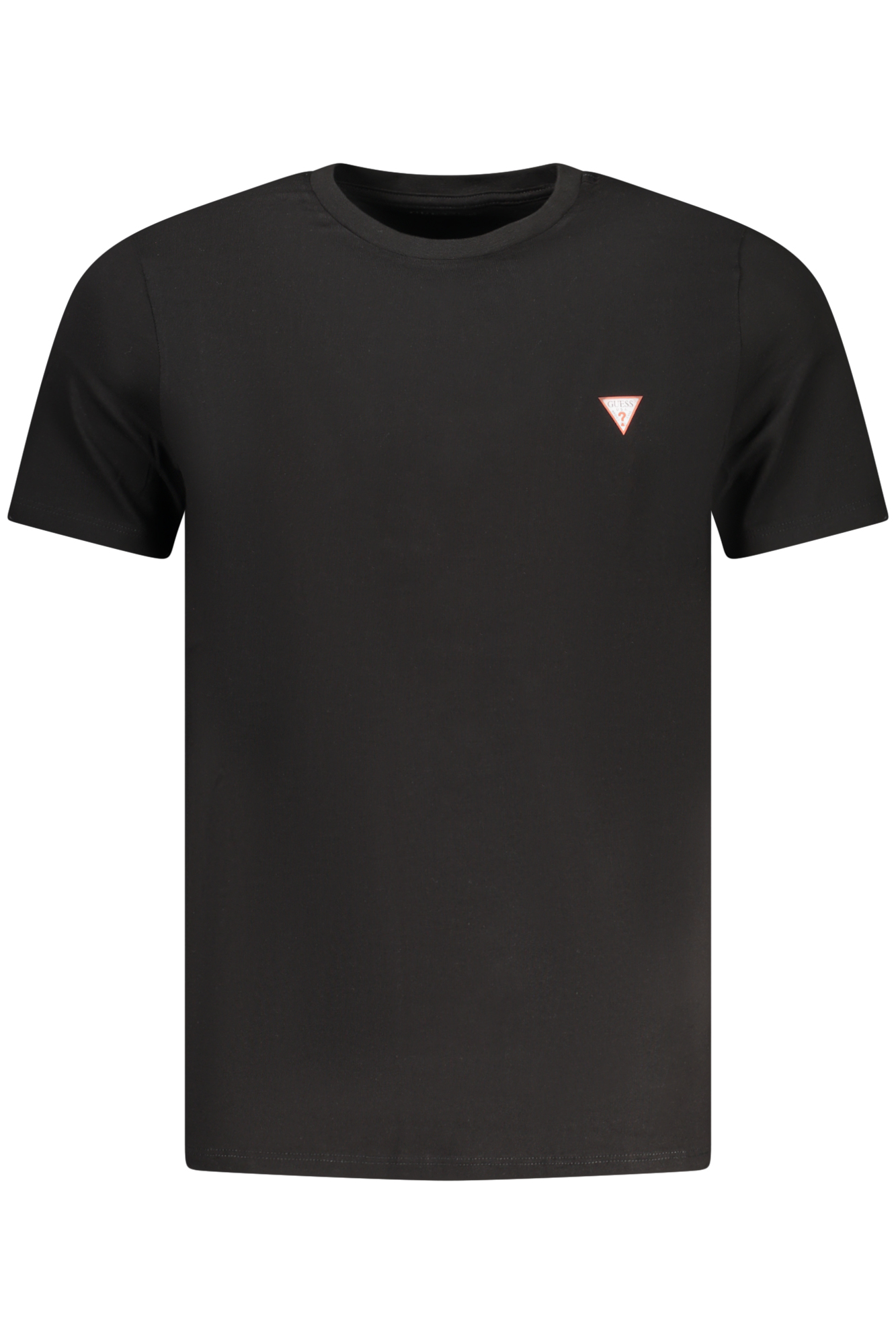 GUESS JEANS T-SHIRT MANICHE CORTE UOMO - Nero