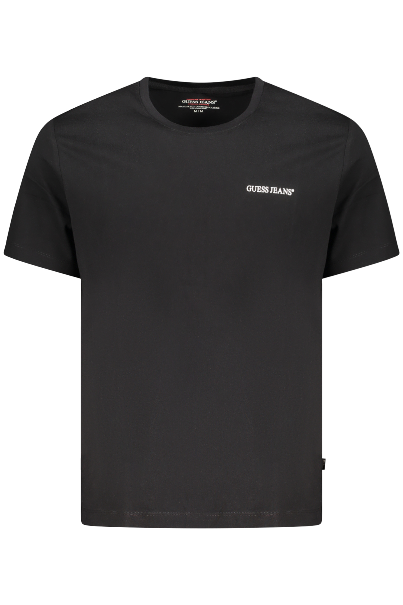 GUESS JEANS T-SHIRT MANICHE CORTE UOMO - Nero