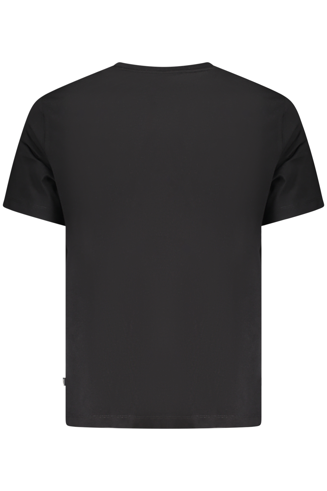 GUESS JEANS T-SHIRT MANICHE CORTE UOMO - Nero - immagine 2