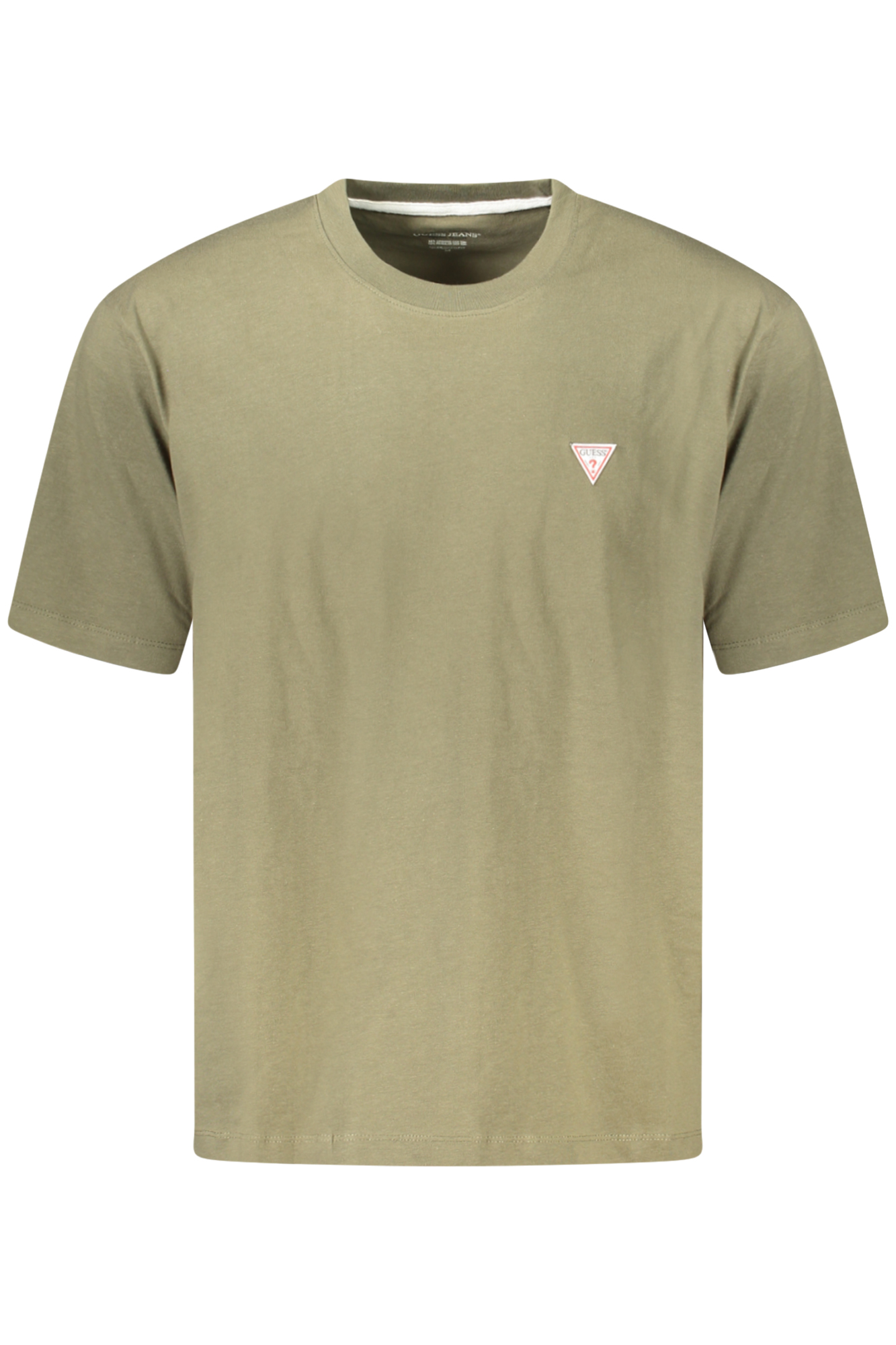 GUESS JEANS T-SHIRT MANICHE CORTE UOMO - Verde