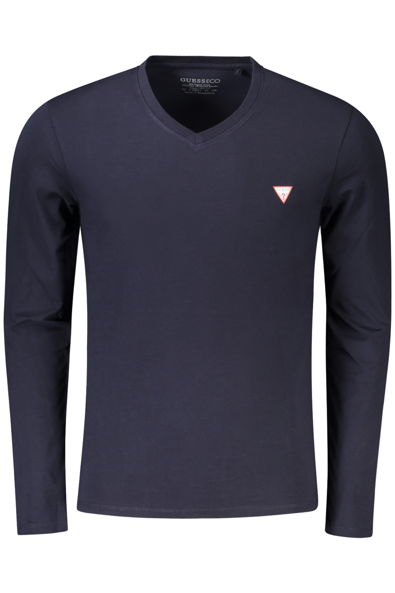 GUESS JEANS T-SHIRT MANICHE LUNGHE UOMO - Blu