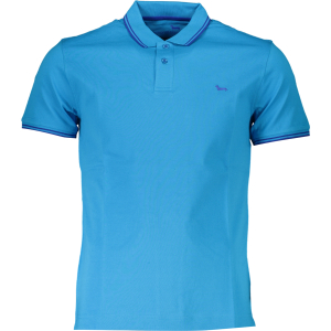 HARMONT & BLAINE POLO MANICHE CORTE UOMO - Azzurro