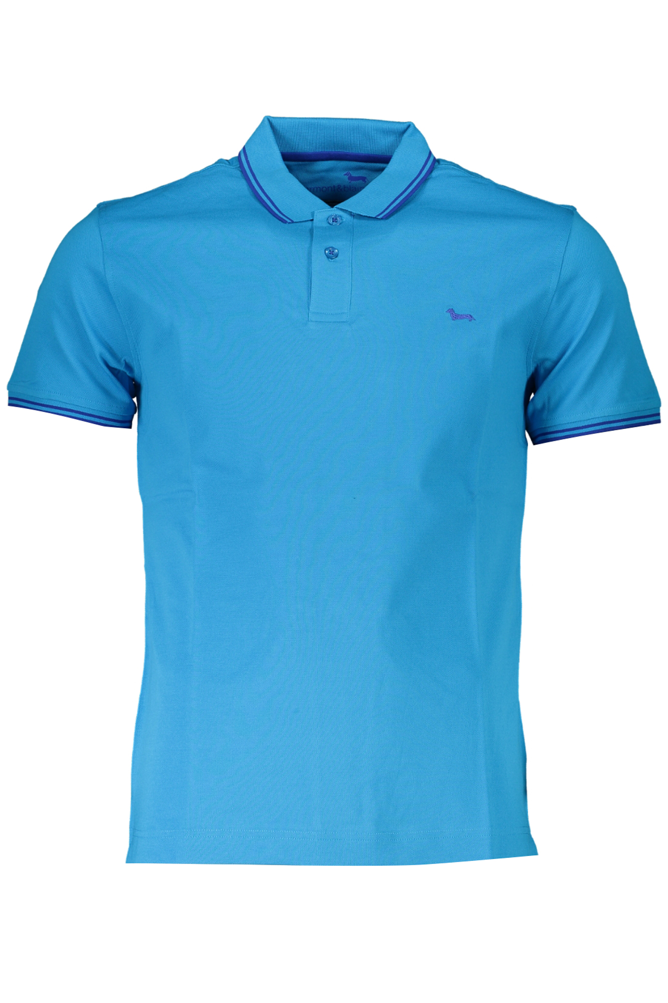 HARMONT & BLAINE POLO MANICHE CORTE UOMO - Azzurro
