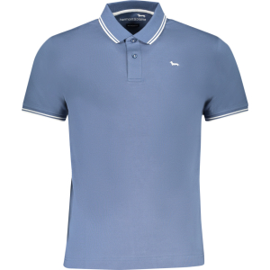 HARMONT & BLAINE POLO MANICHE CORTE UOMO - Blu