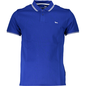 HARMONT & BLAINE POLO MANICHE CORTE UOMO - Blu