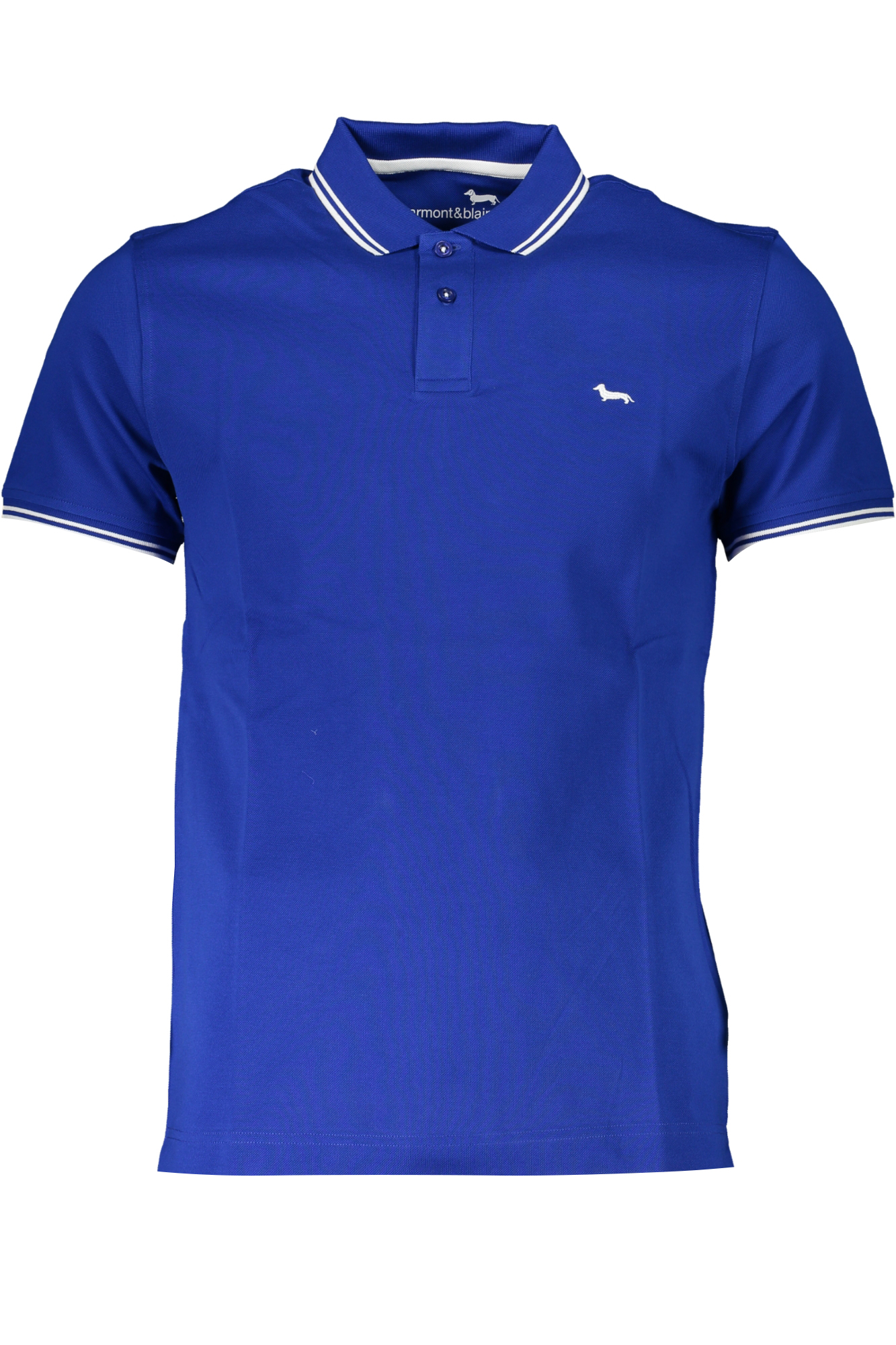 HARMONT & BLAINE POLO MANICHE CORTE UOMO - Blu