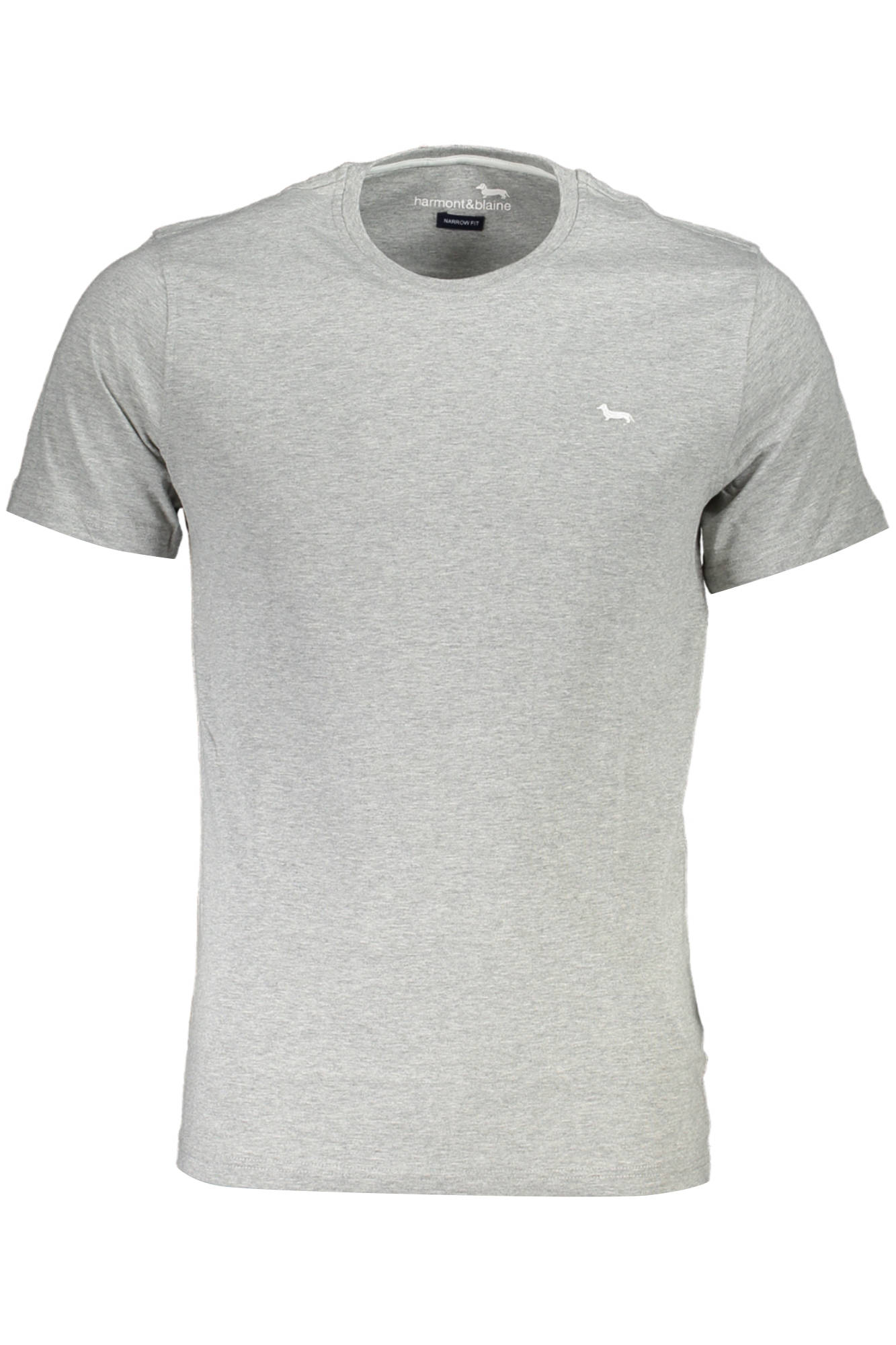 HARMONT & BLAINE T-SHIRT MANICHE CORTE UOMO - Grigio