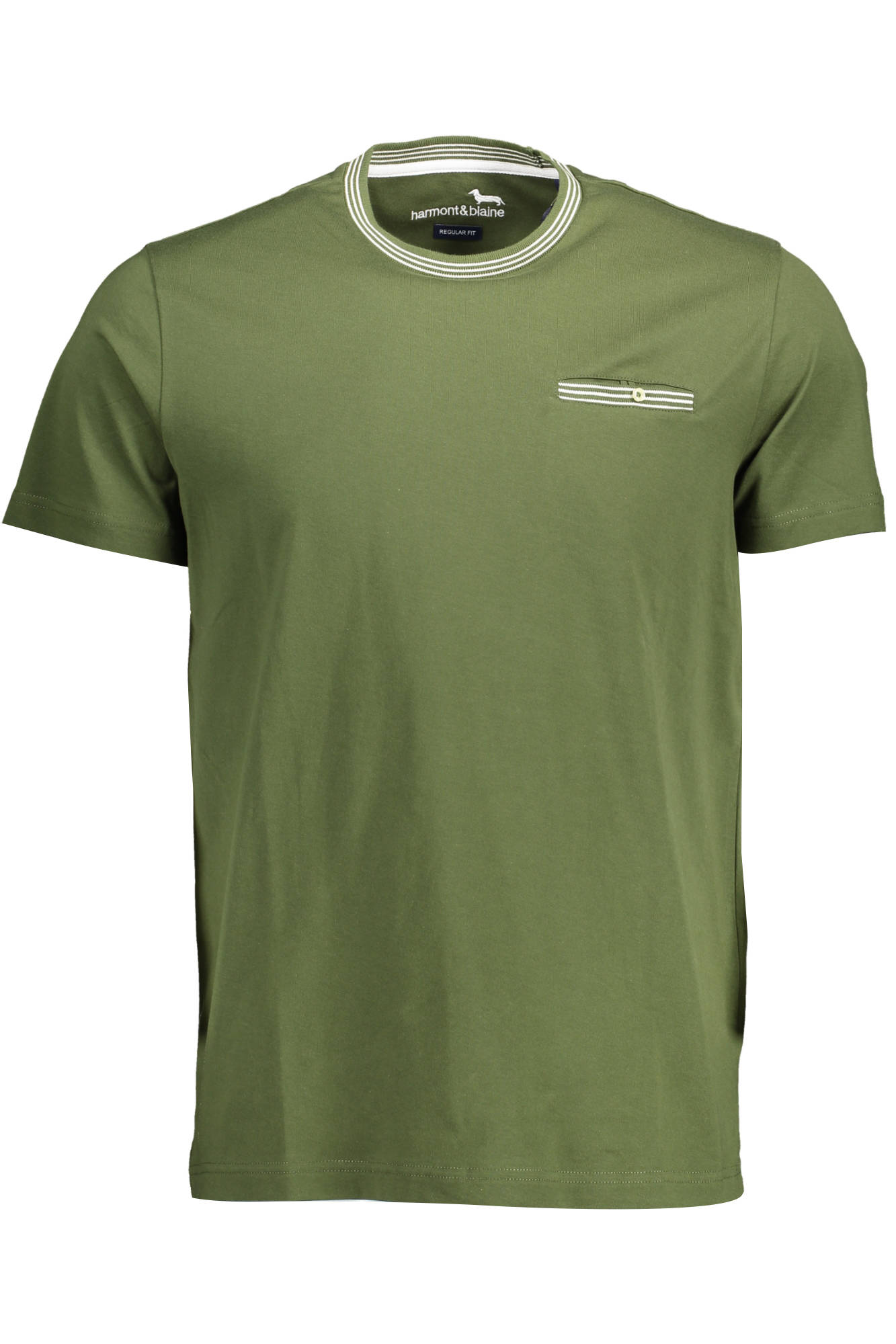 HARMONT & BLAINE T-SHIRT MANICHE CORTE UOMO - Verde