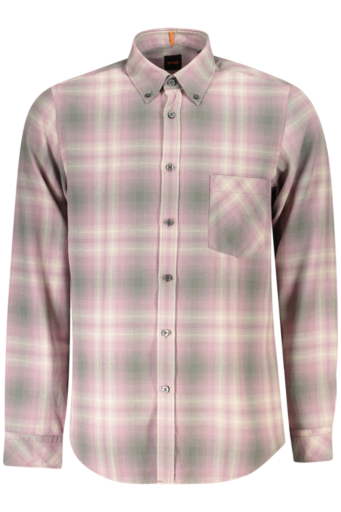 HUGO BOSS CAMICIA MANICHE LUNGHE UOMO - Rosa