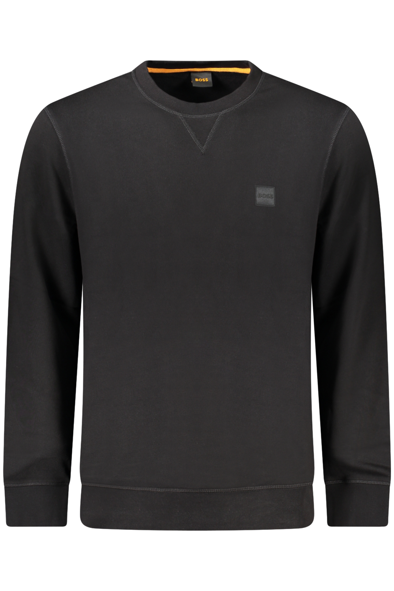HUGO BOSS FELPA SENZA ZIP UOMO - Nero
