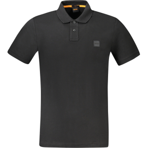 HUGO BOSS POLO MANICHE CORTE UOMO - Nero