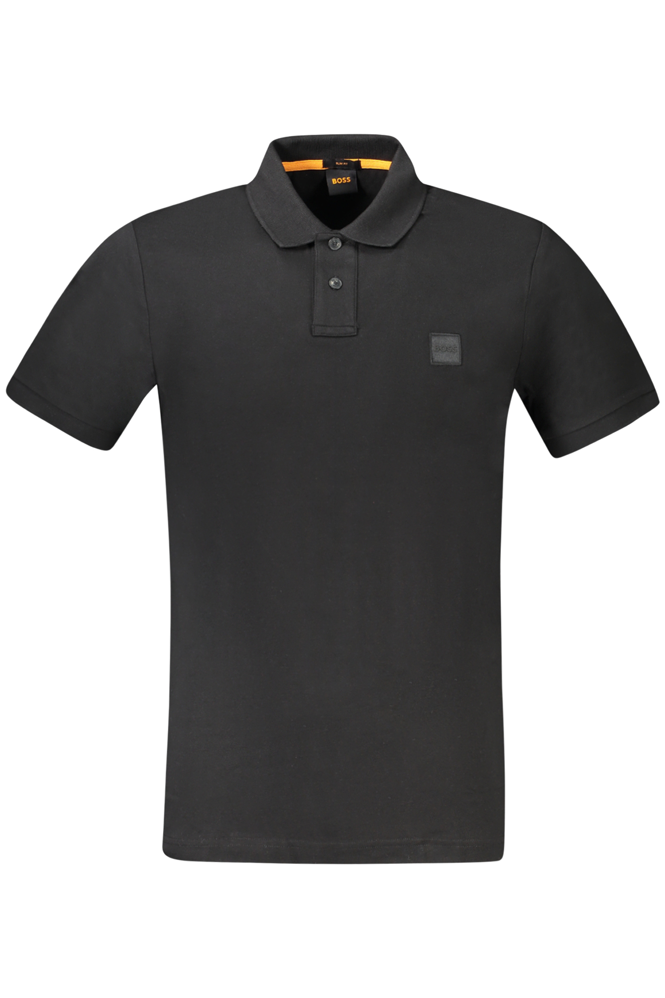 HUGO BOSS POLO MANICHE CORTE UOMO - Nero