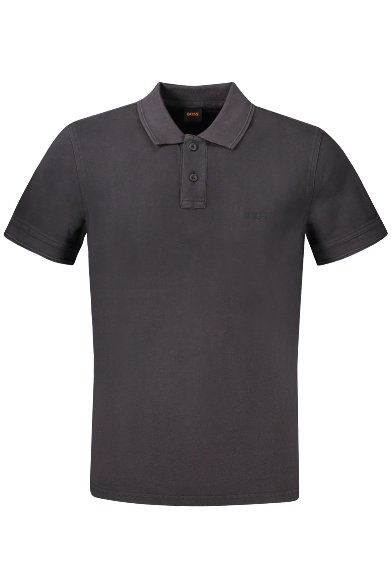 HUGO BOSS POLO MANICHE CORTE UOMO - Nero