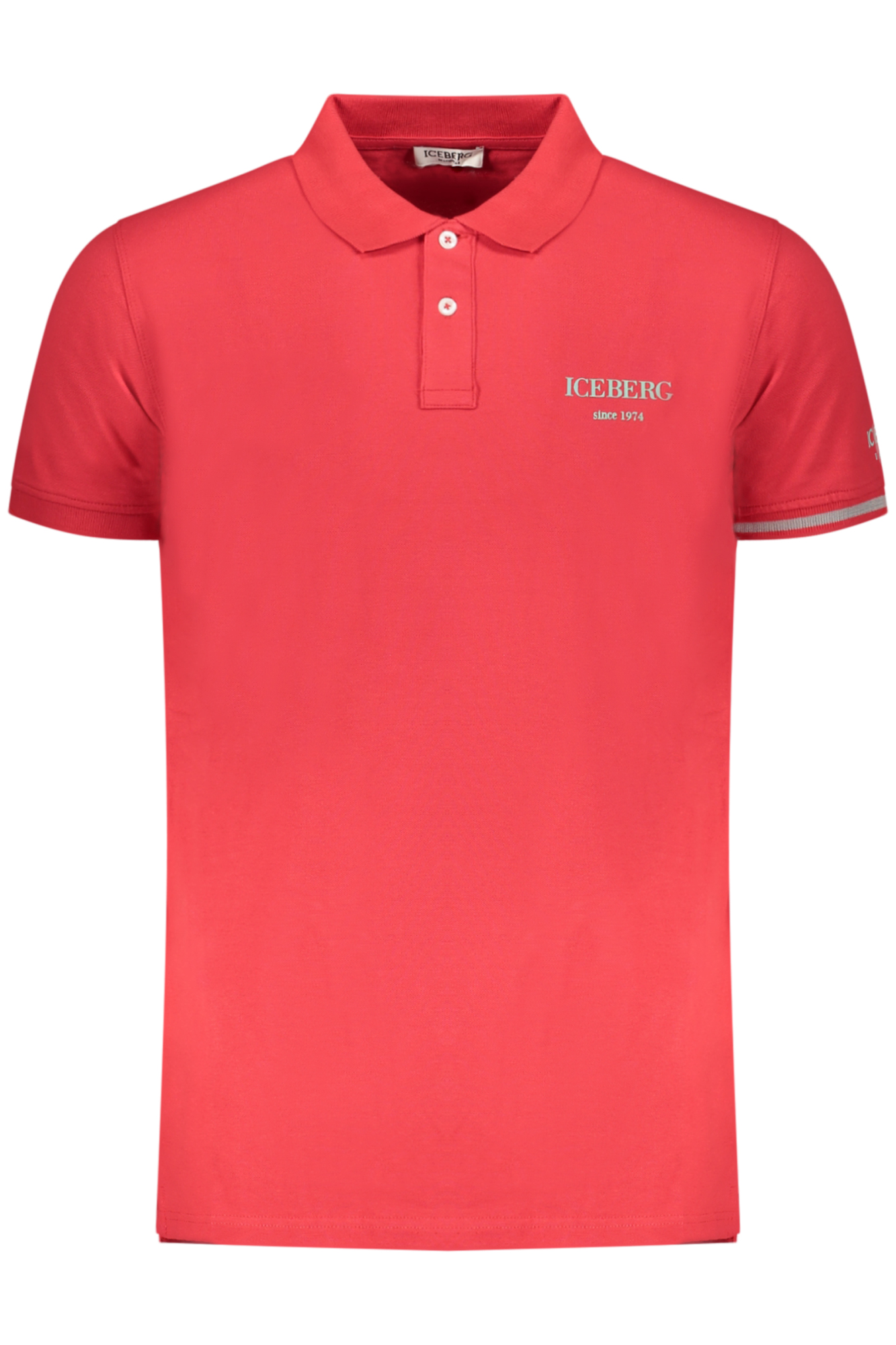 ICEBERG POLO MANICHE CORTE UOMO - Rosso