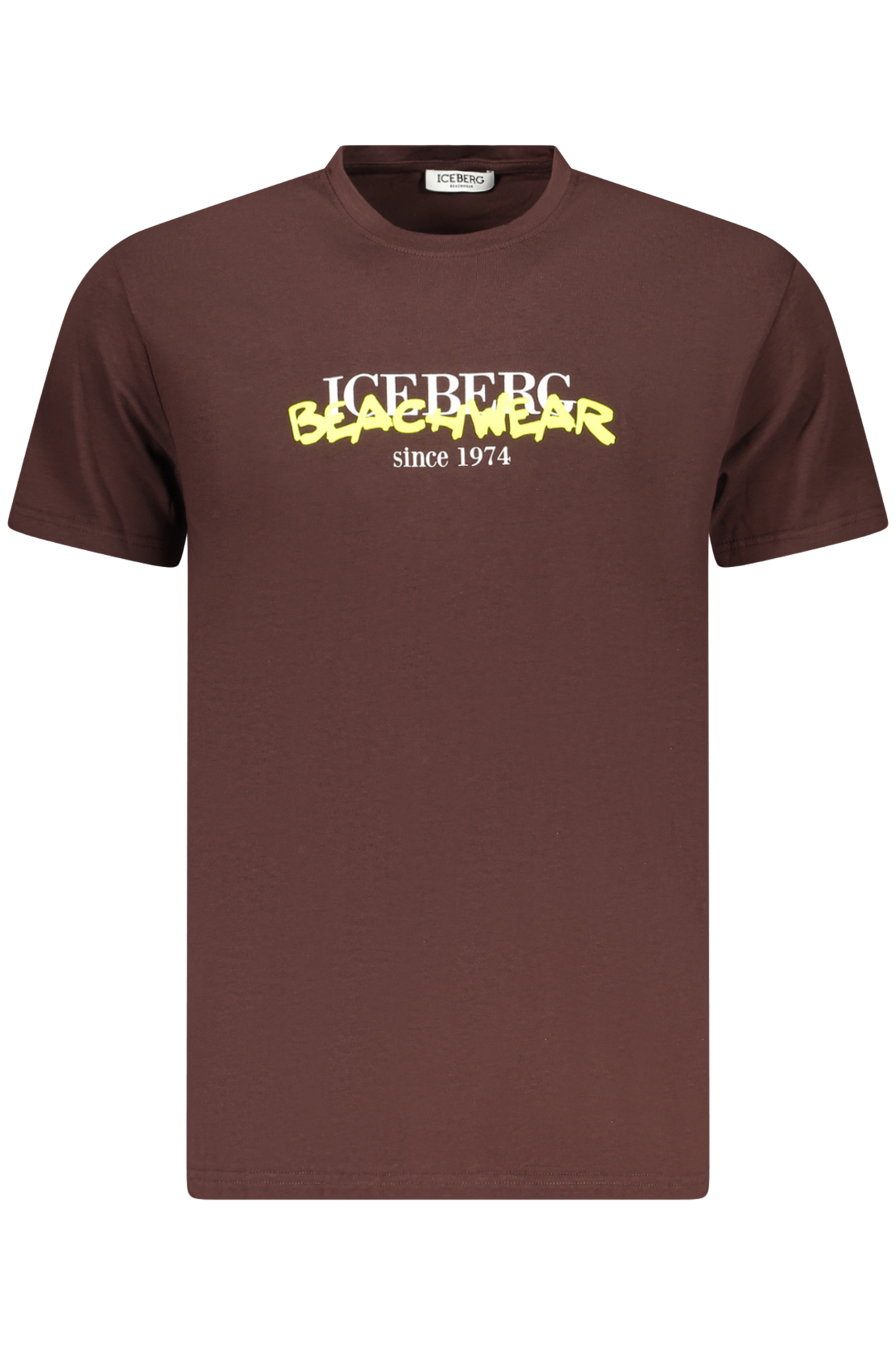 ICEBERG T-SHIRT MANICHE CORTE UOMO - Marrone