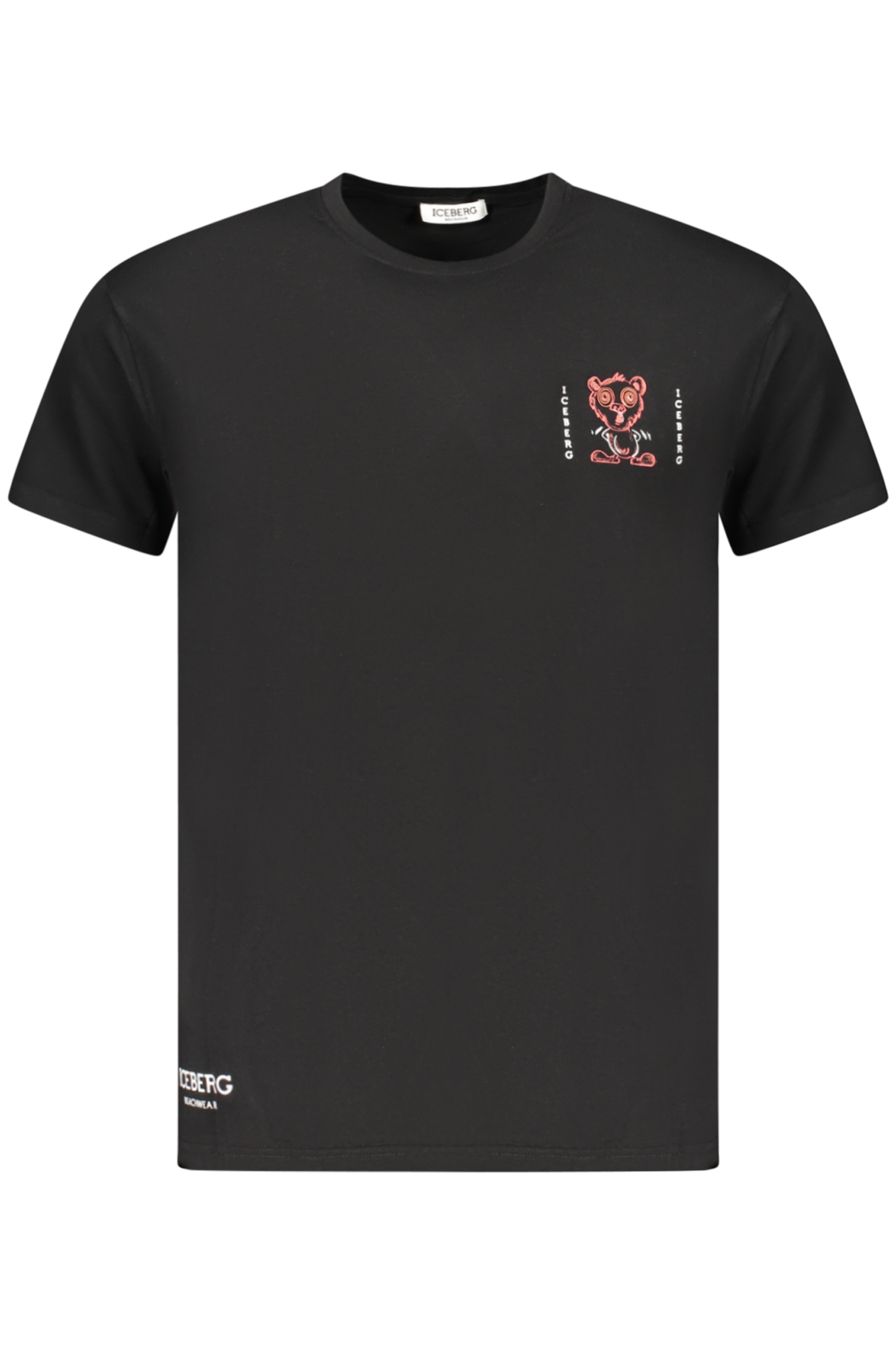 ICEBERG T-SHIRT MANICHE CORTE UOMO - Nero