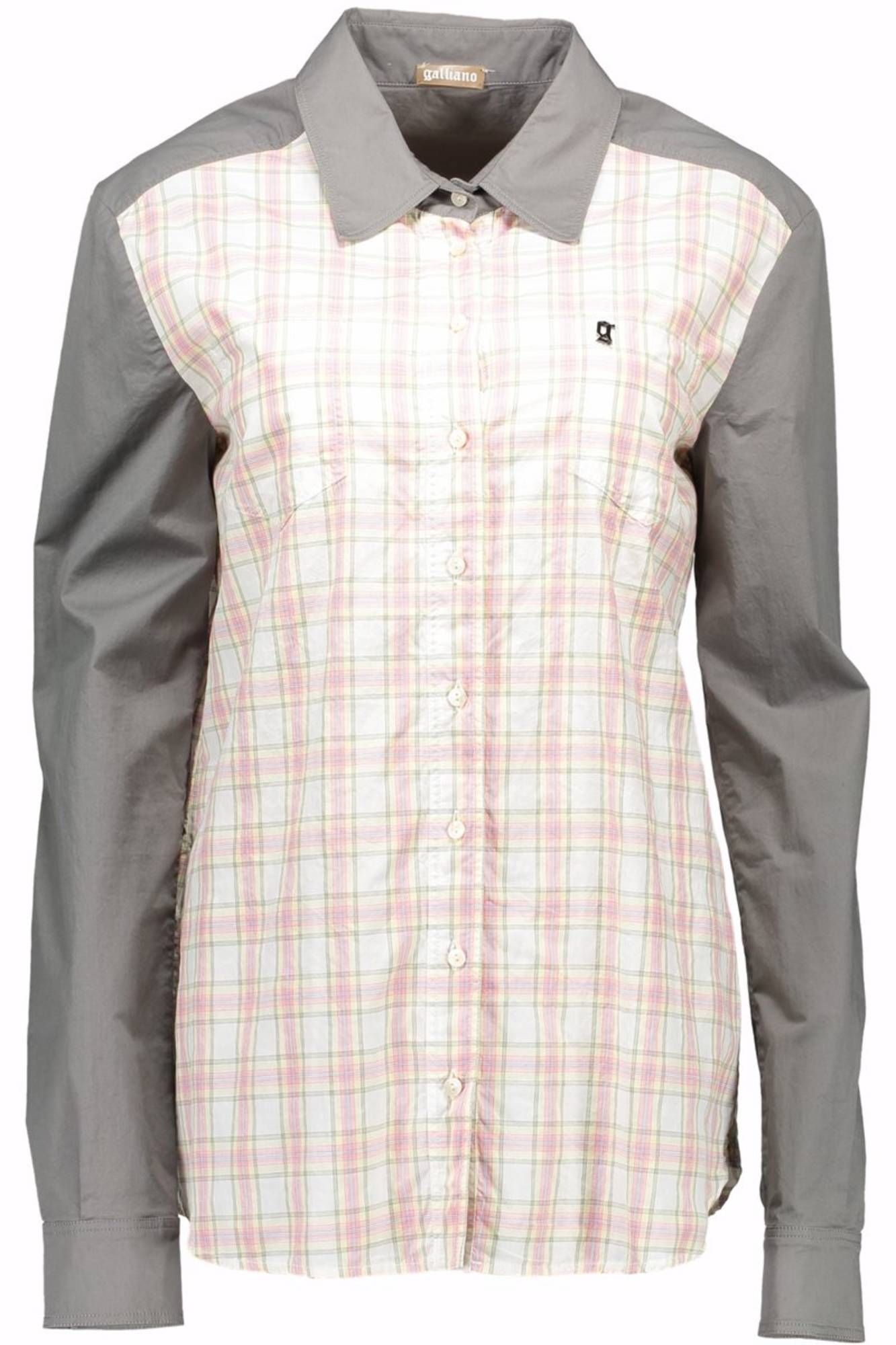 JOHN GALLIANO CAMICIA MANICHE LUNGHE DONNA - Grigio