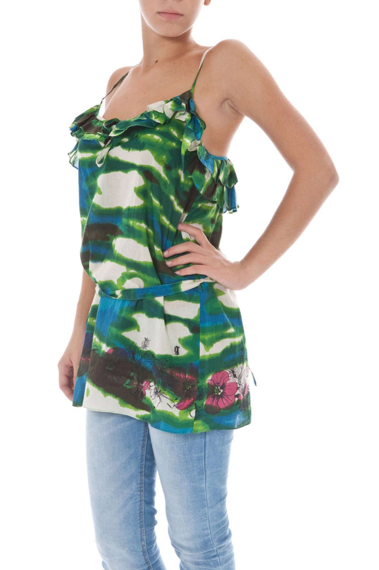 JOHN GALLIANO CANOTTA DONNA - Verde - immagine 3