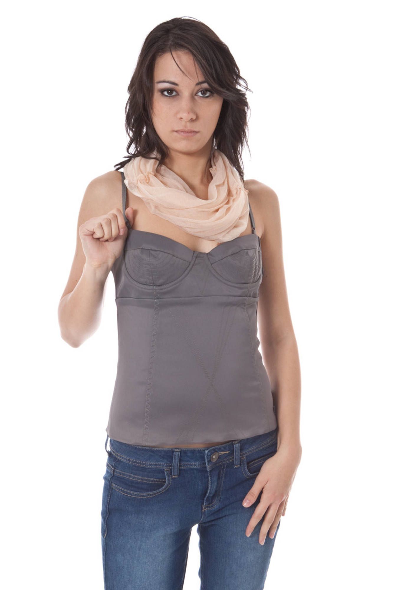 JOHN GALLIANO TOP DONNA - Grigio
