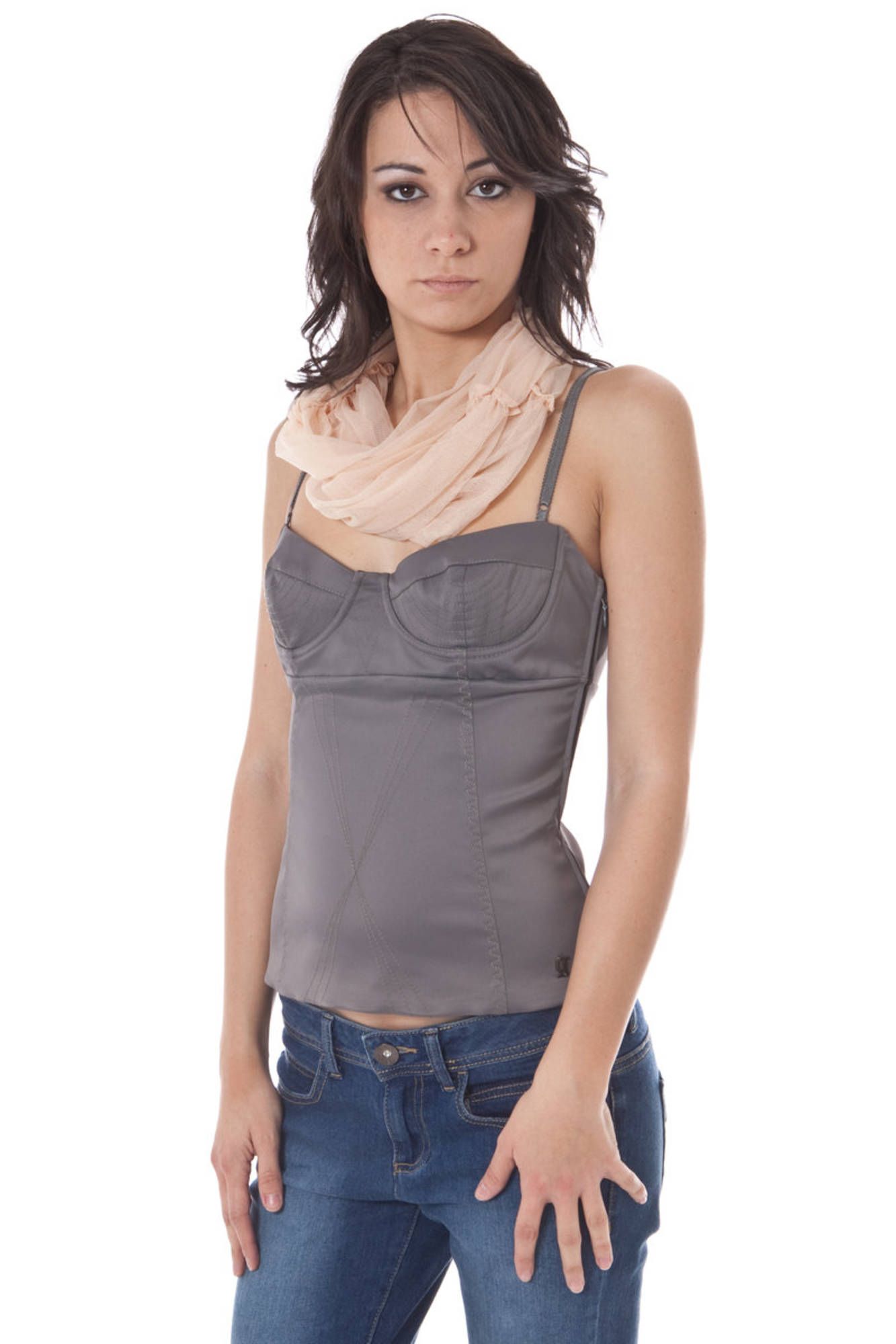 JOHN GALLIANO TOP DONNA - Grigio - immagine 3