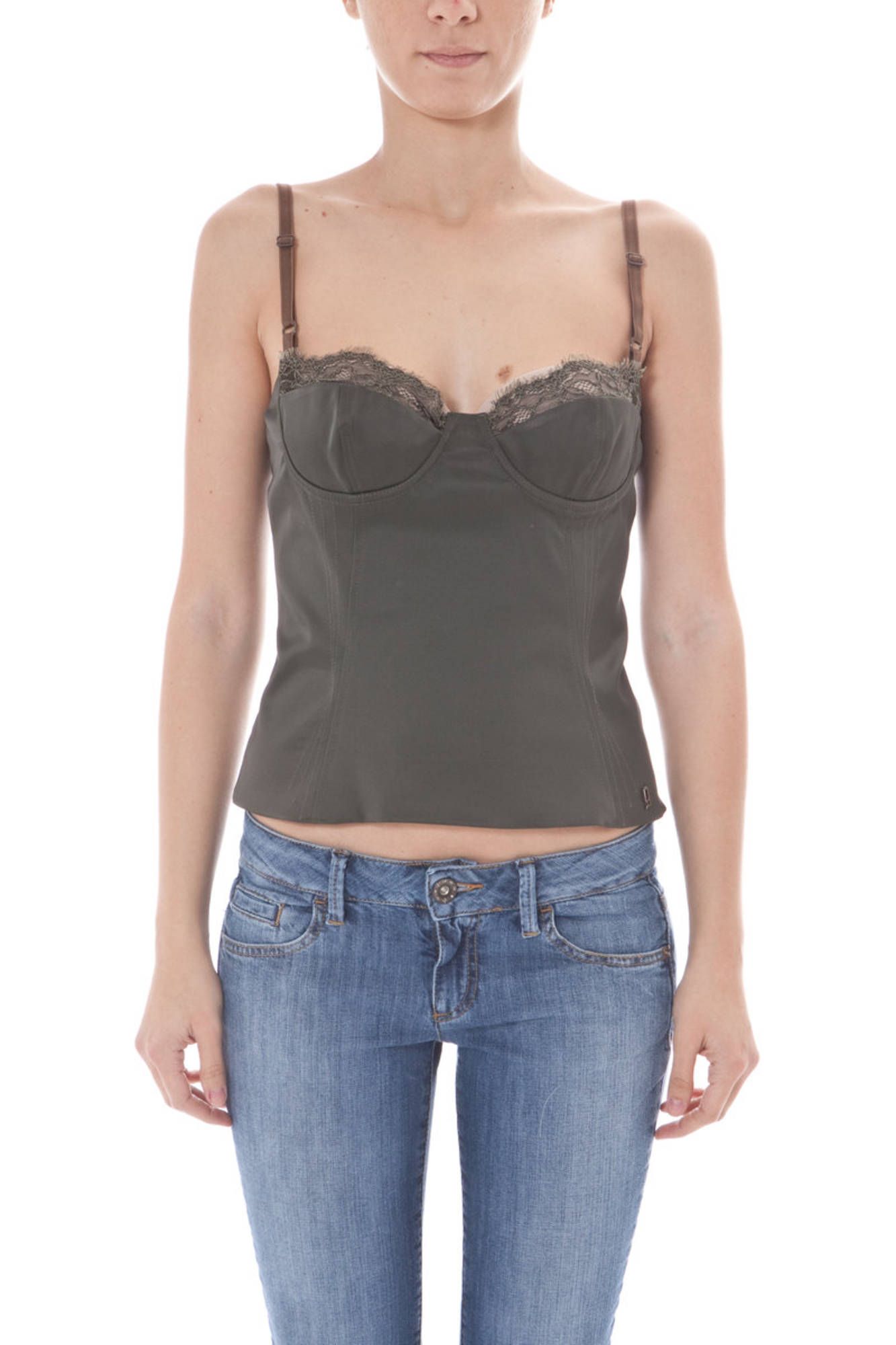 JOHN GALLIANO TOP DONNA - Verde